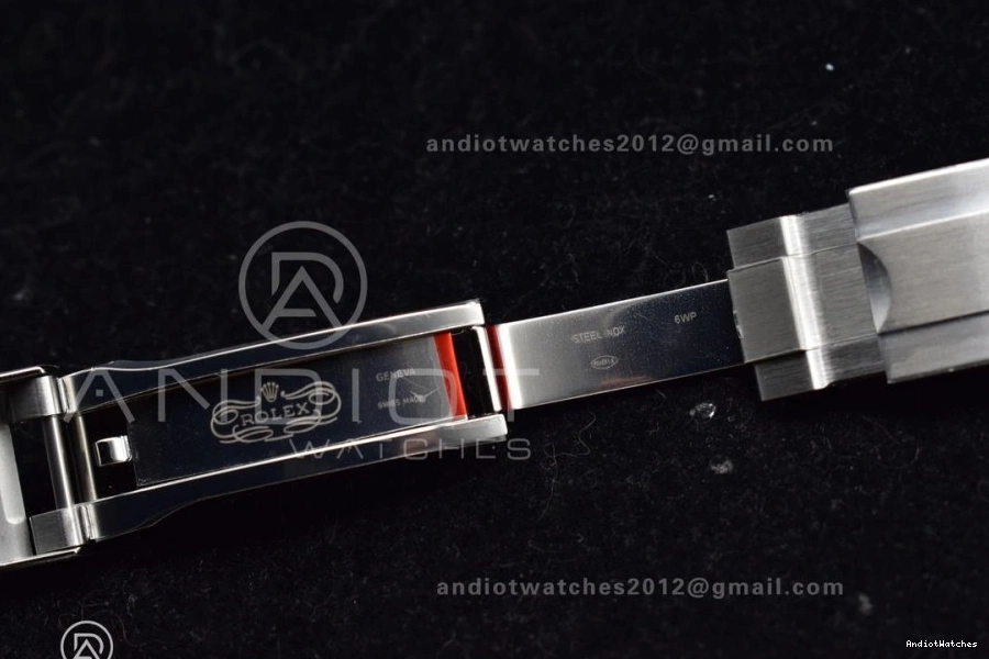 Dial VR SS Best 904L 1:1 Clean Steel Black Stretchable Edition Bracelet on Air-King 126900 500 0417